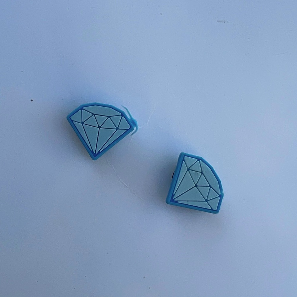 Blue Diamond Croc Jibbitz Charm